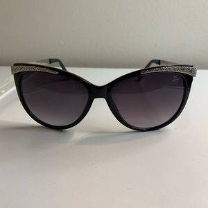 Black & Silver Betsey Johnson Sunglasses